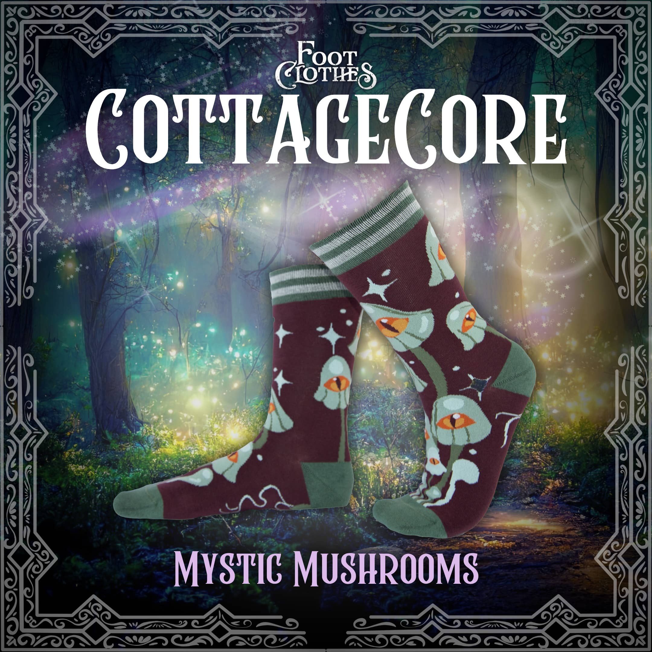 Mystic Mushrooms Socks