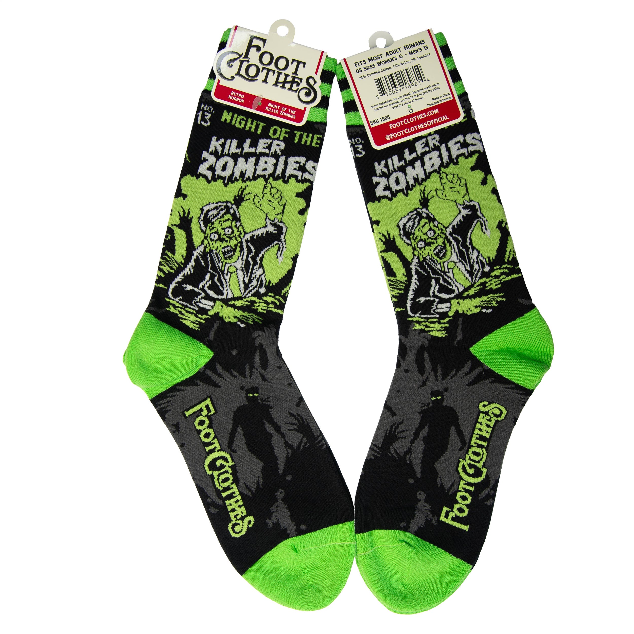 Night of the Killer Zombies Socks