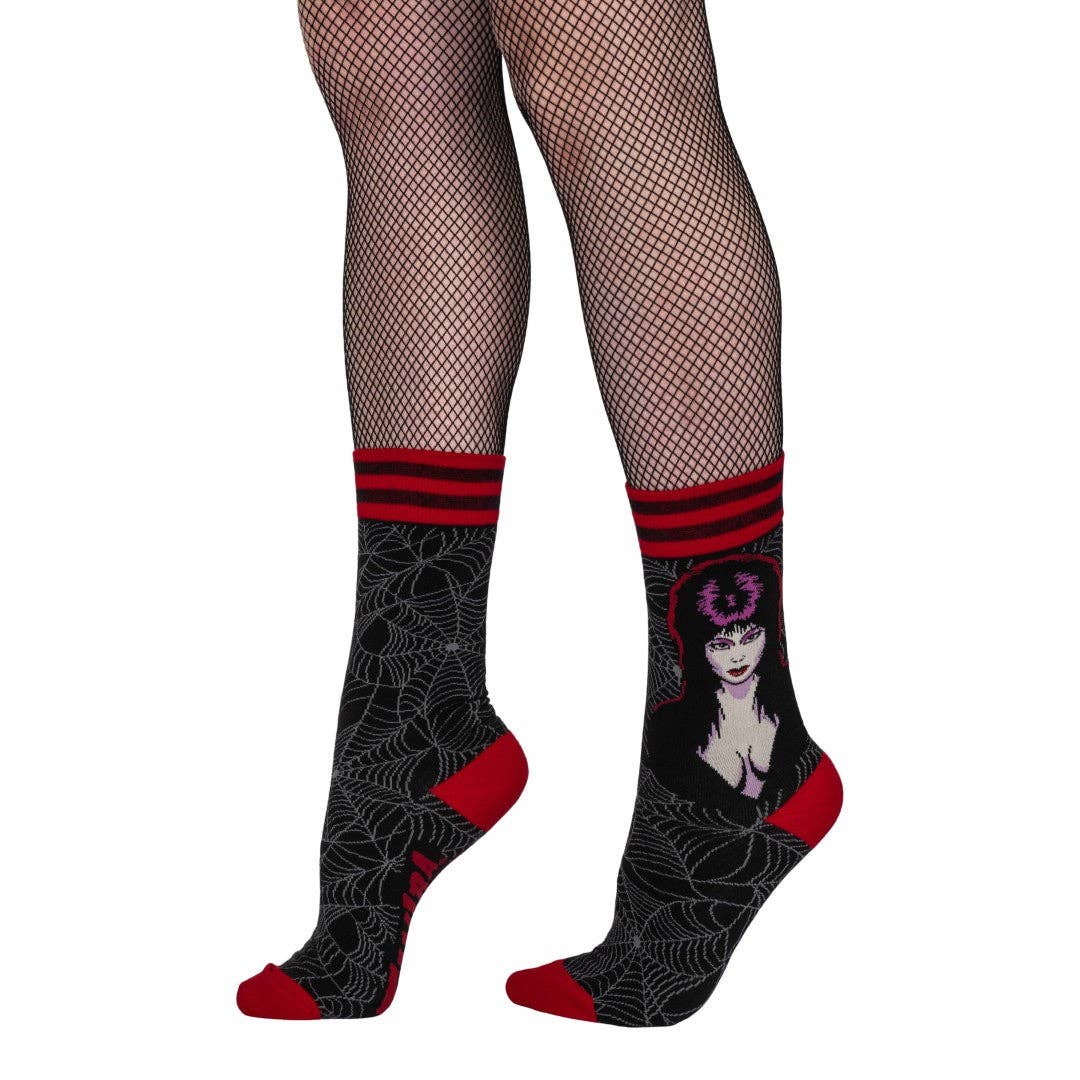Elvira Mistress of the Dark Socks