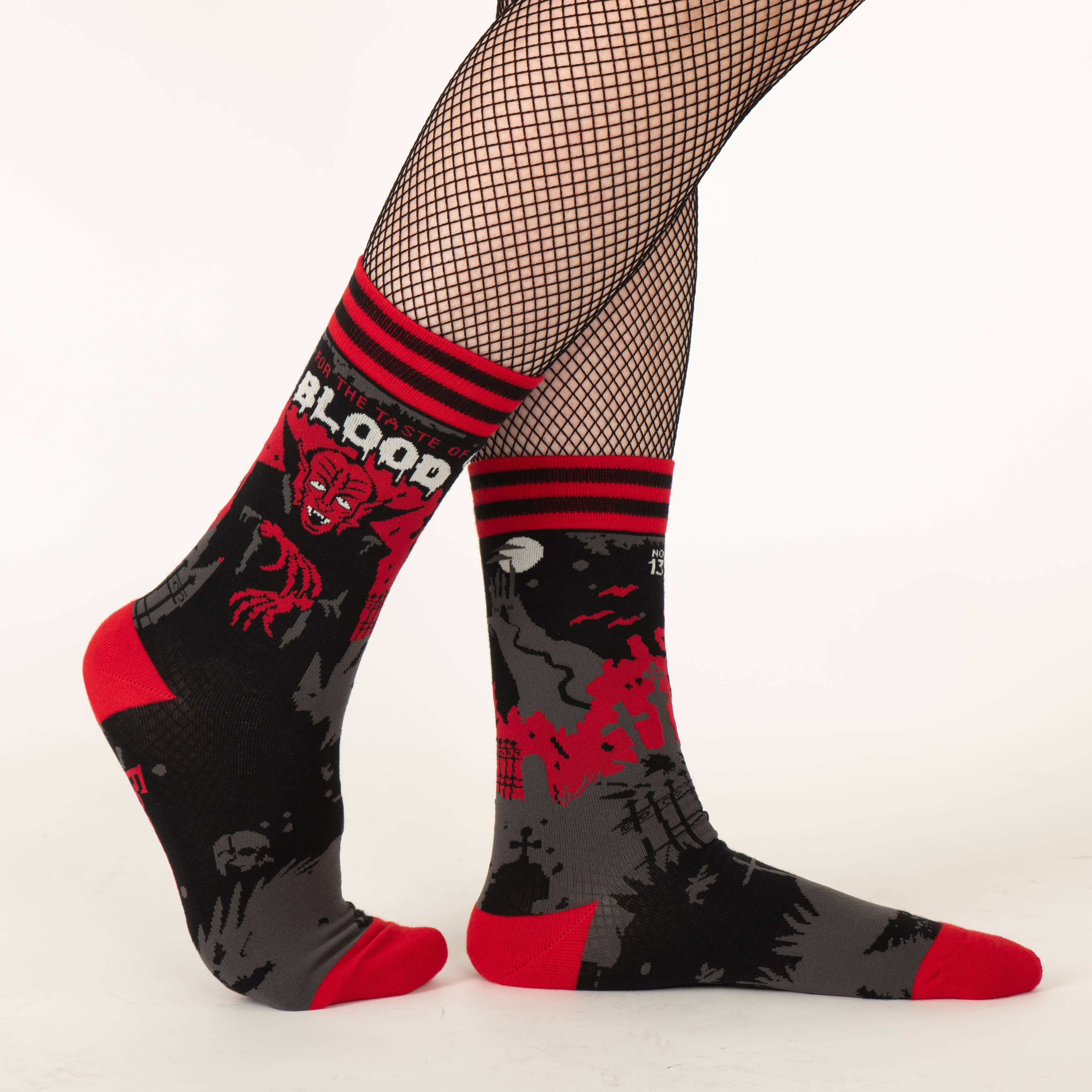 Dracula's Bloodlust Socks