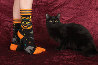Vintage Black Cat Socks