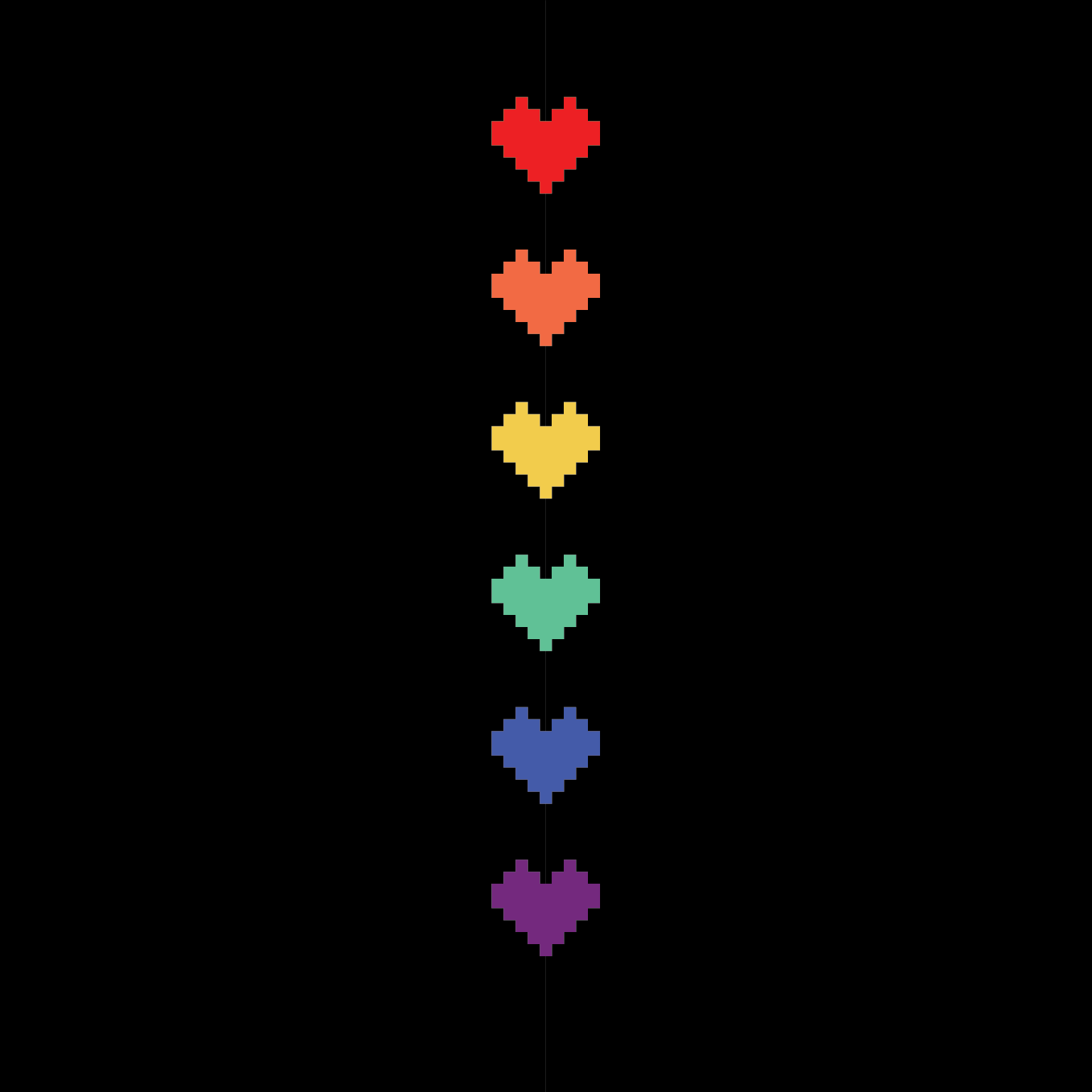 Pride Pixel Hearts Socks