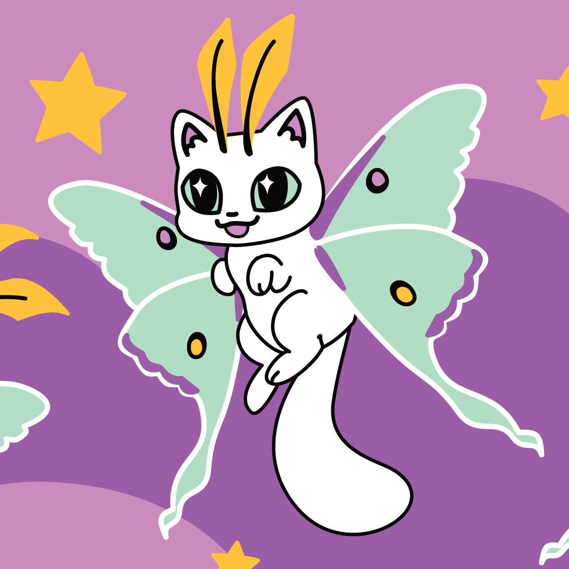 Kitty Moths Socks