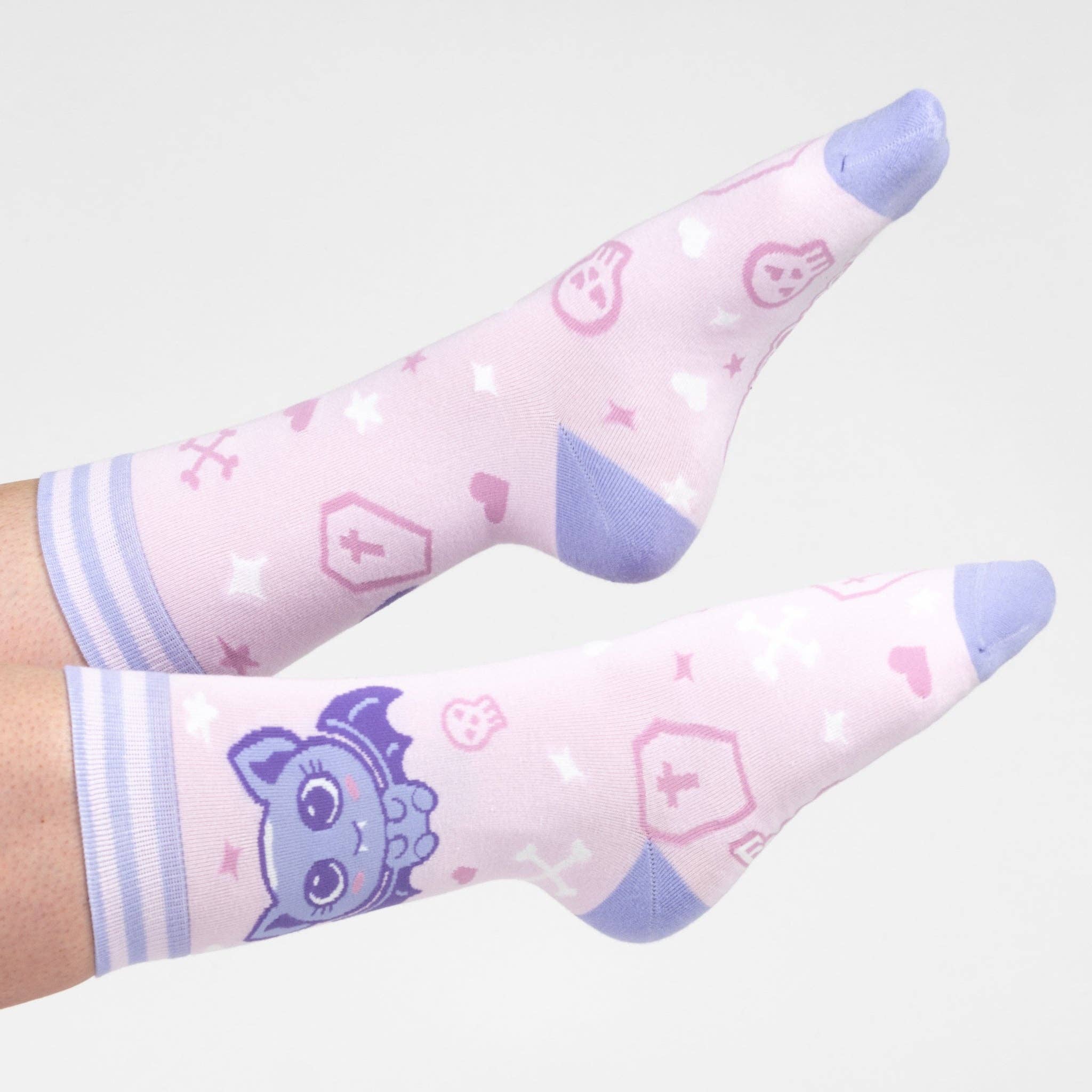 Widdle Bat Guy Socks