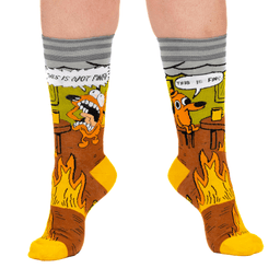 This is Fine: Also, Not Fine. Socks