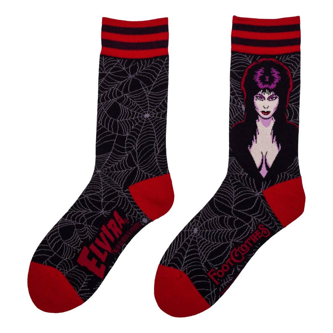 Elvira Mistress of the Dark Socks