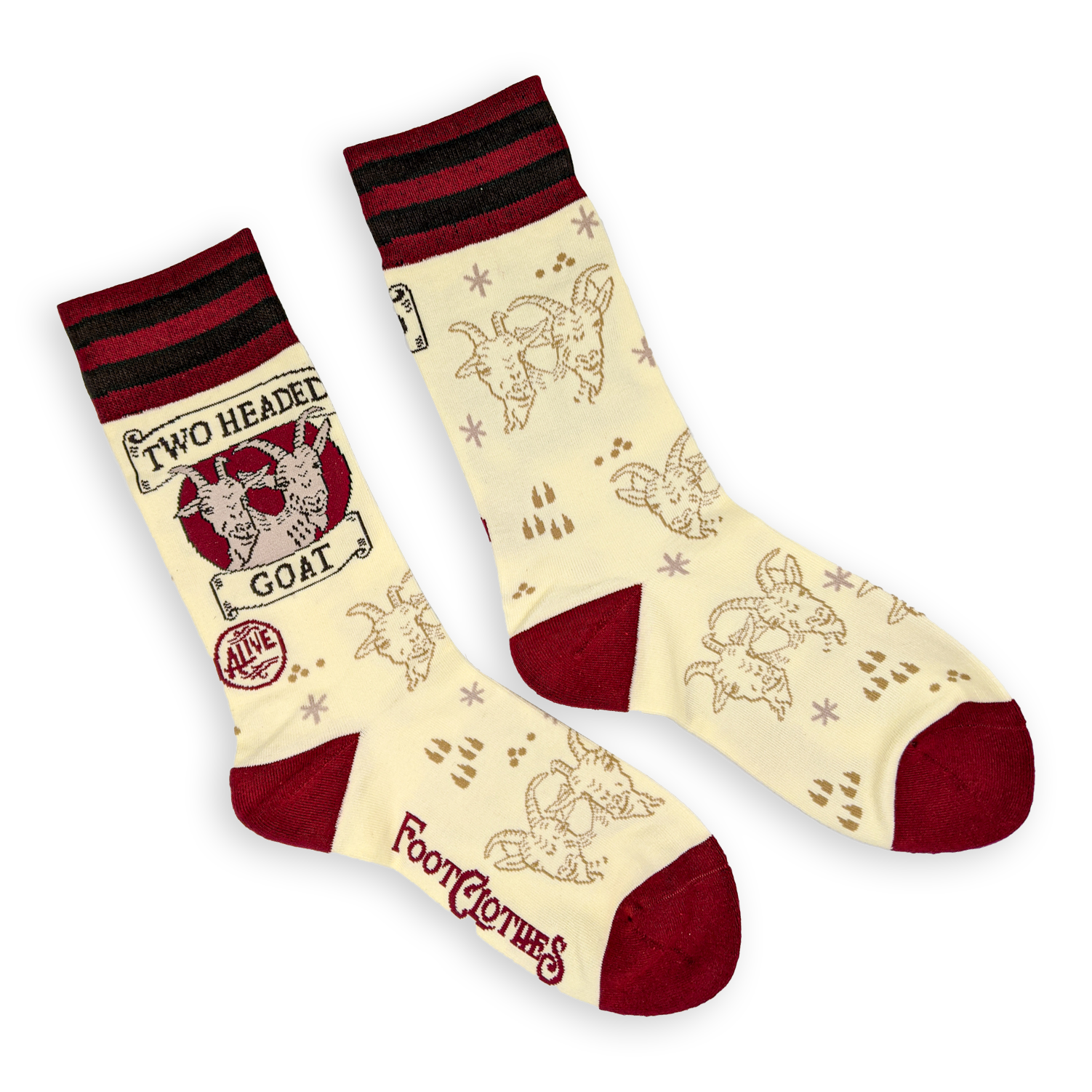 Two Headed Goat Socks