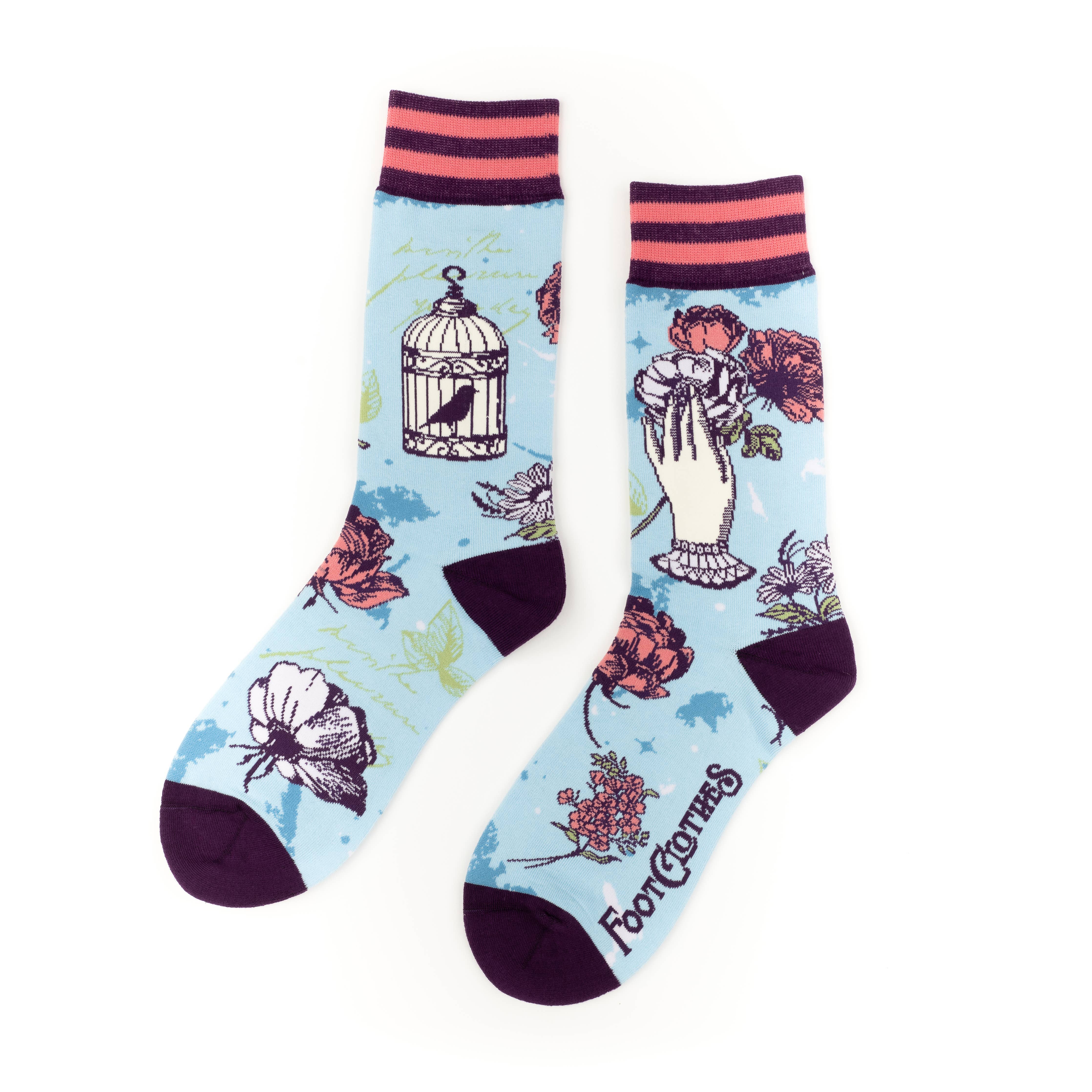 Floral Nightingale Socks