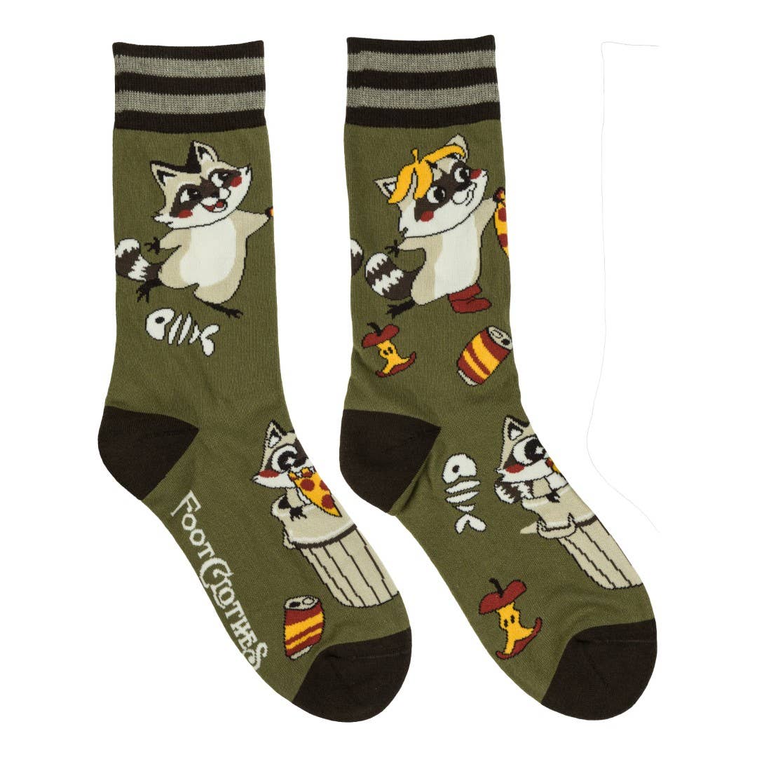 Trash Panda Pizza Party Socks