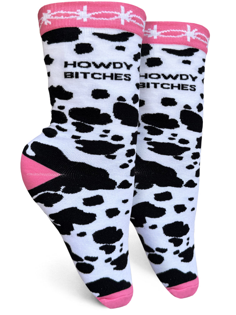 Howdy Bitches Socks - Small
