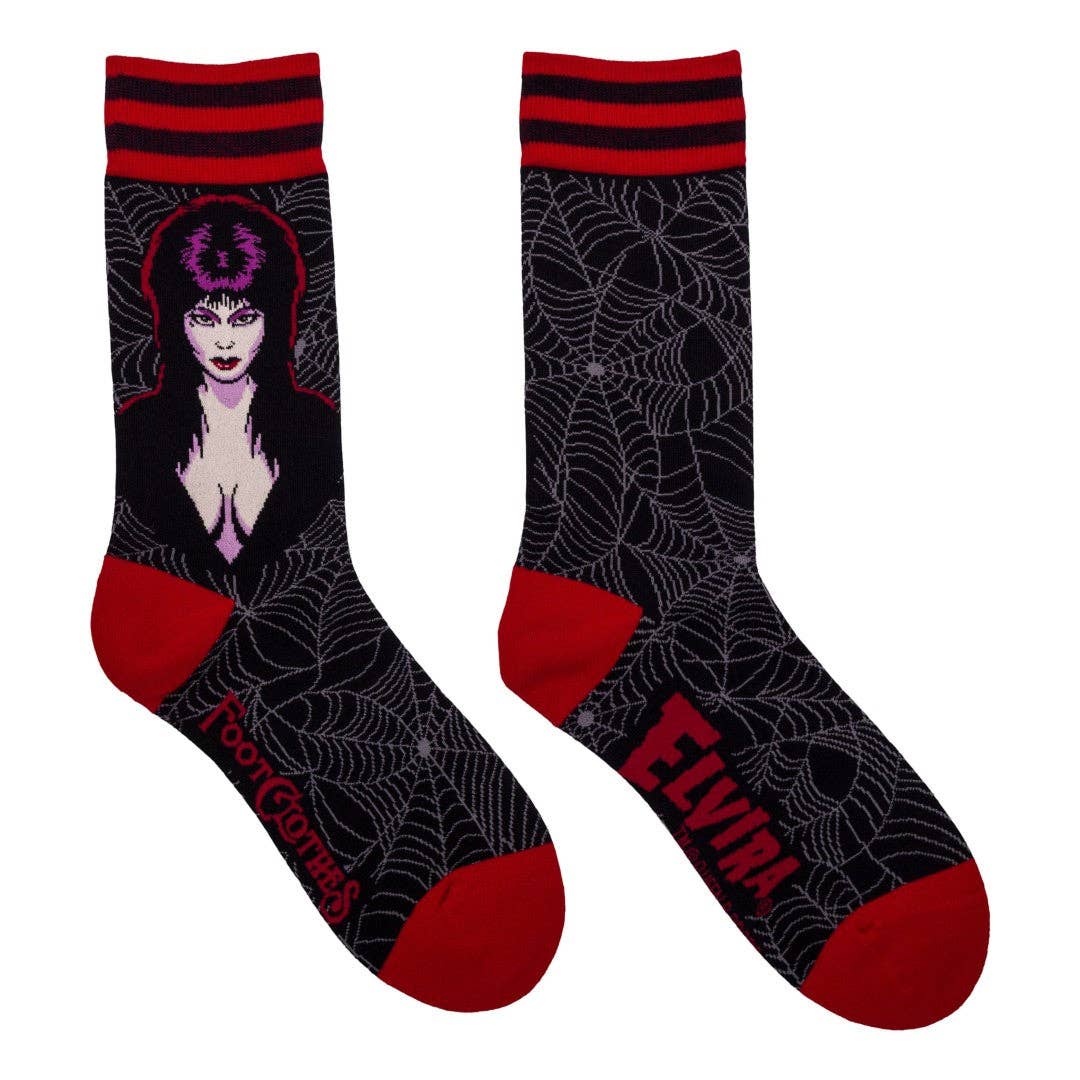 Elvira Mistress of the Dark Socks