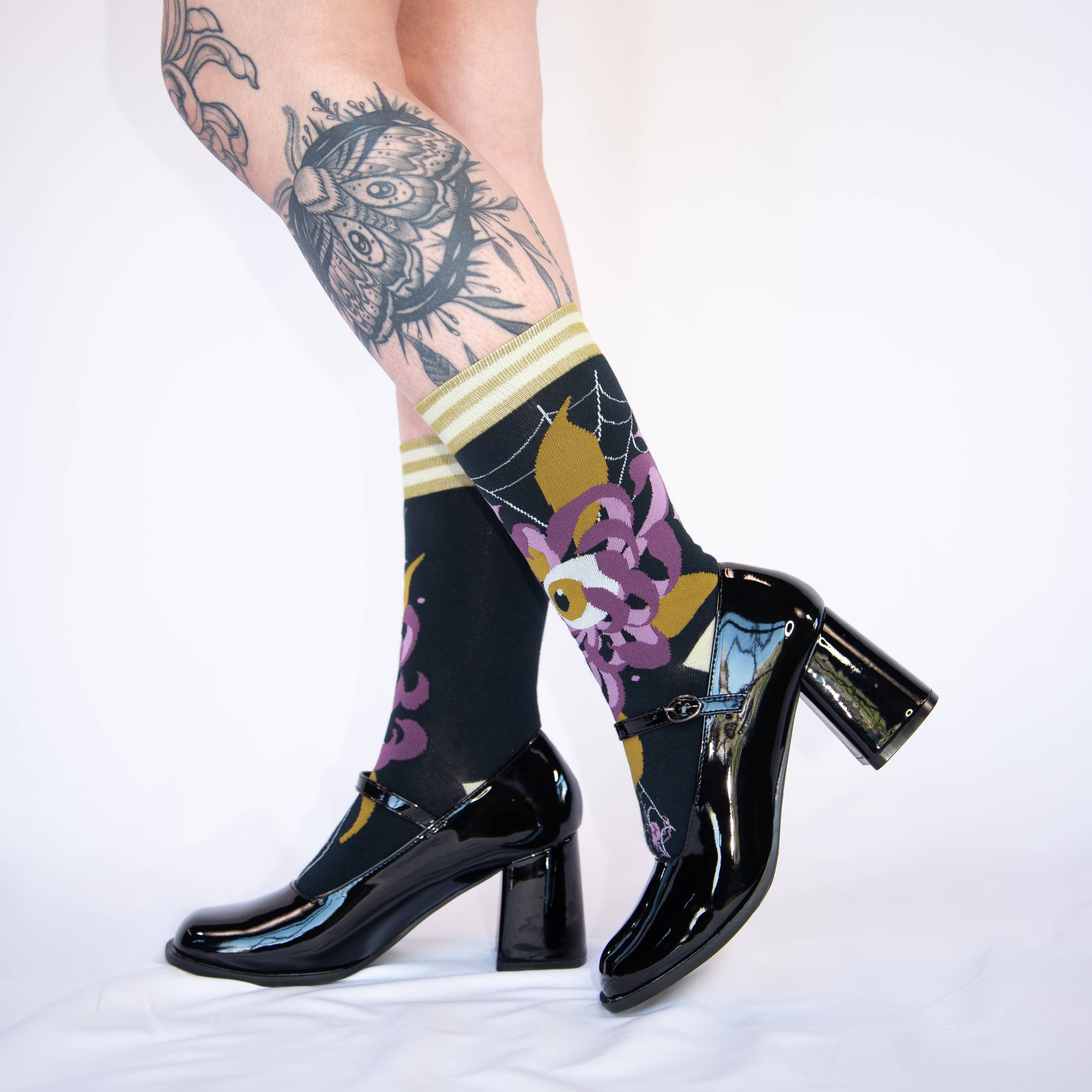 Arachnid's Bloom Socks