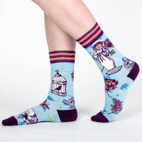Floral Nightingale Socks