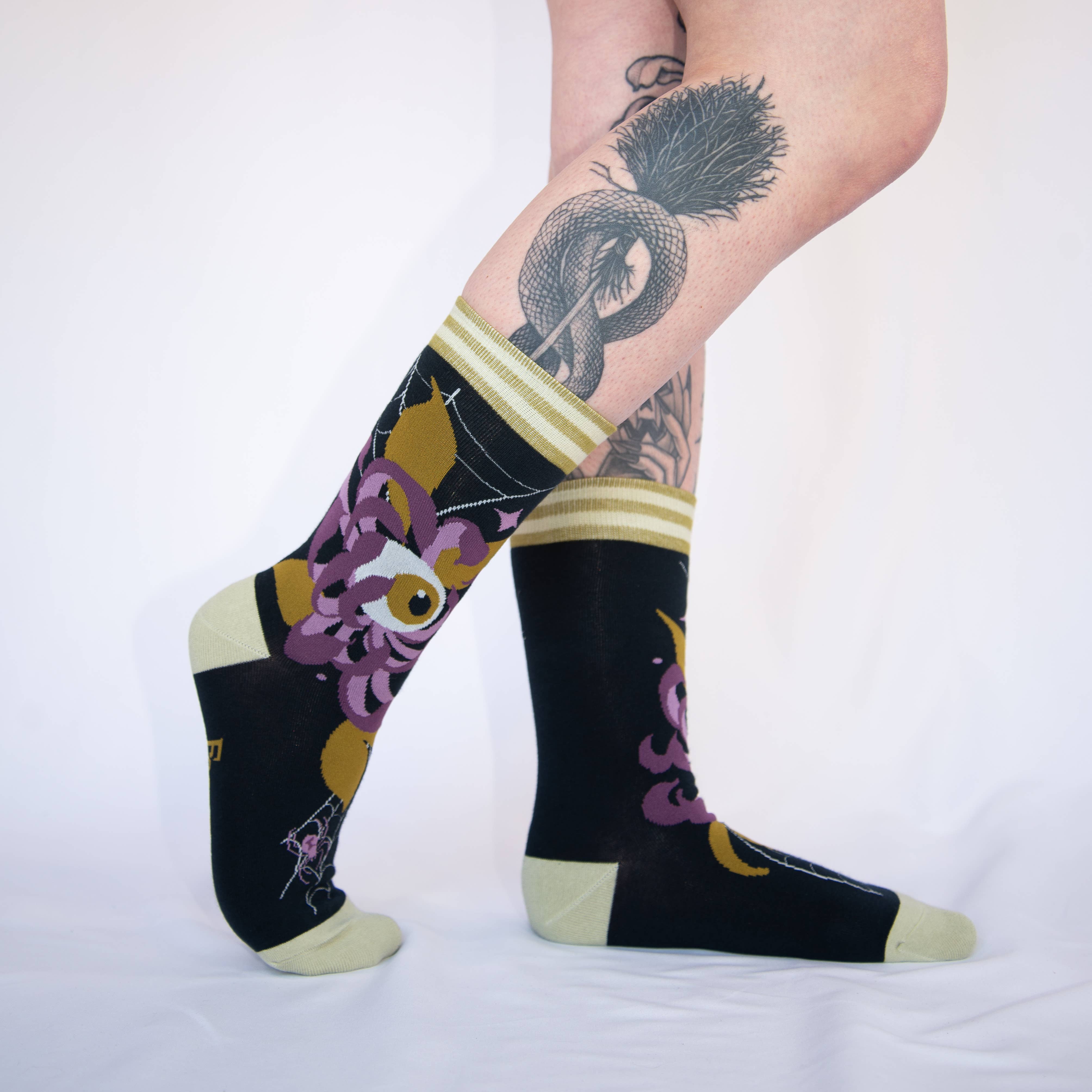 Arachnid's Bloom Socks