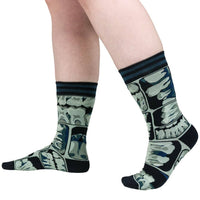 Too Cool for Flossing Teeth X-Ray Socks