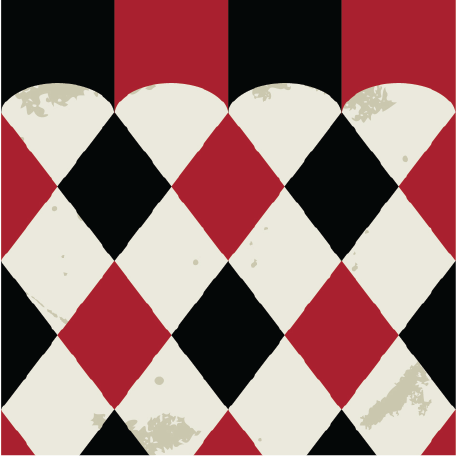 Haunting Harlequin Knee High Socks