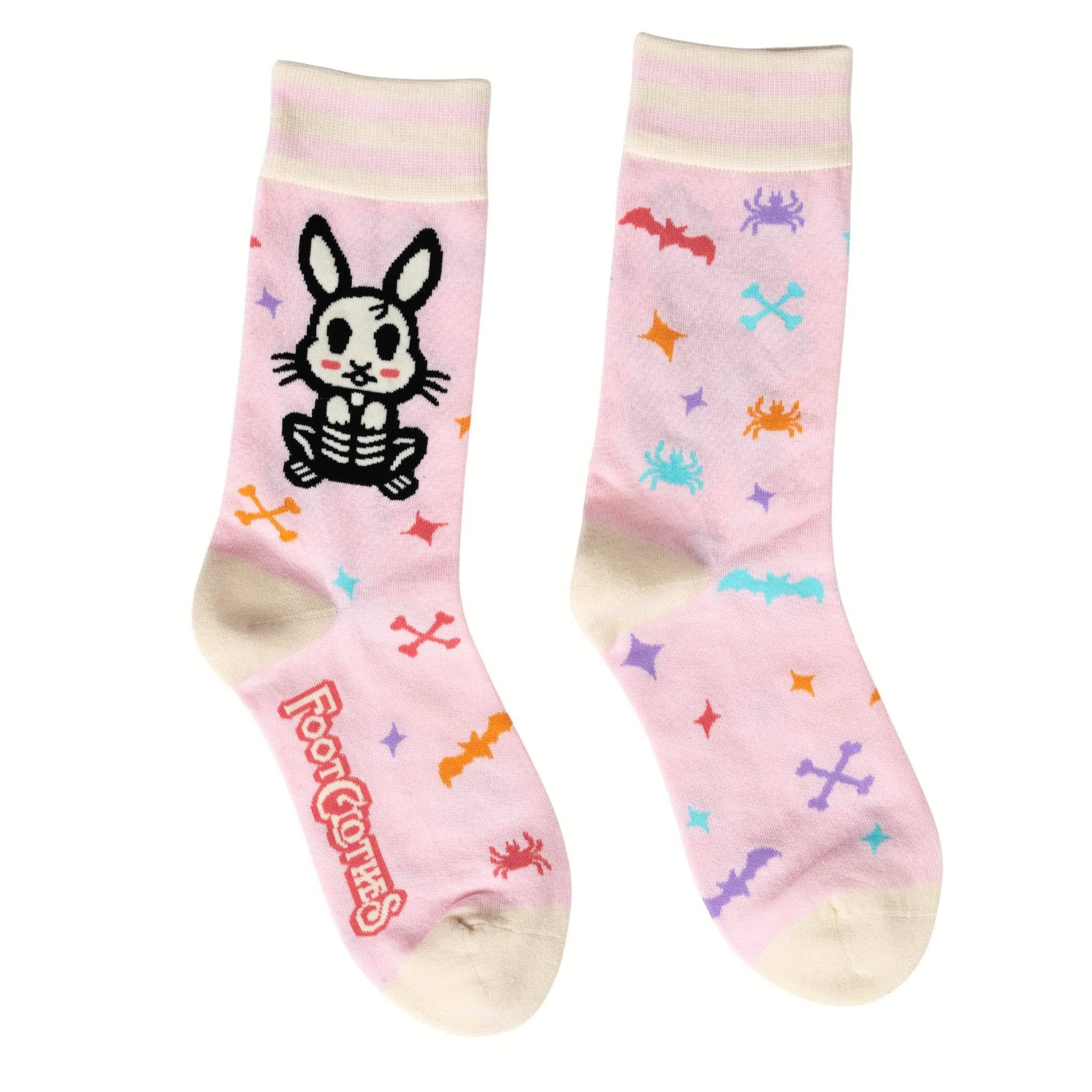 Skelly Bunny Socks