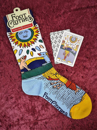 La Lune The Moon Artisan Tarot Socks