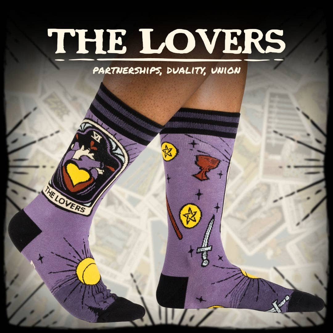 The Lovers Tarot Nouveau Socks