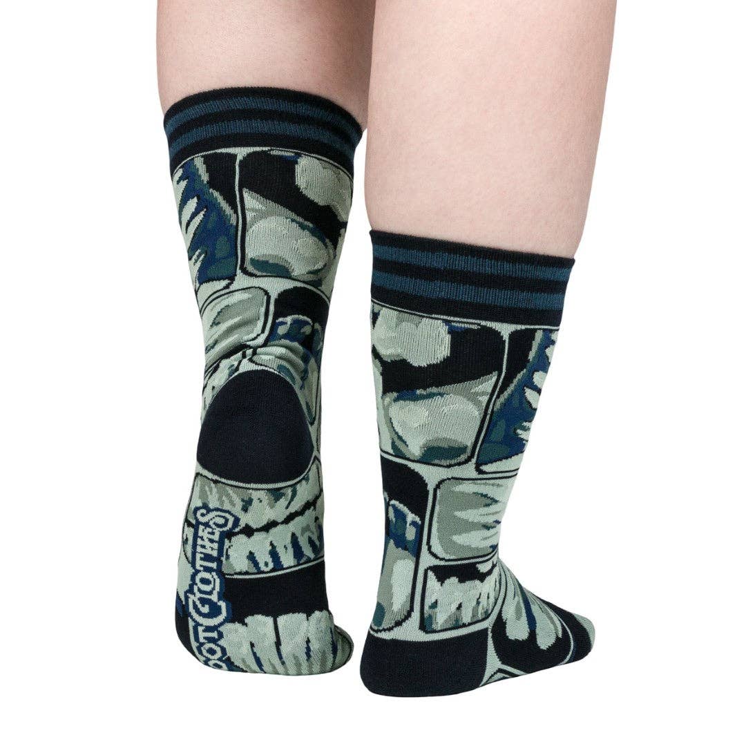 Too Cool for Flossing Teeth X-Ray Socks