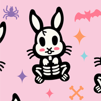 Skelly Bunny Socks
