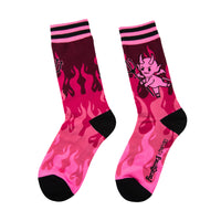 Hot as Heck (UV Reactive) FootClothes x DWYBO Socks
