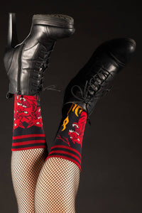 Evil AF Cerberus Socks