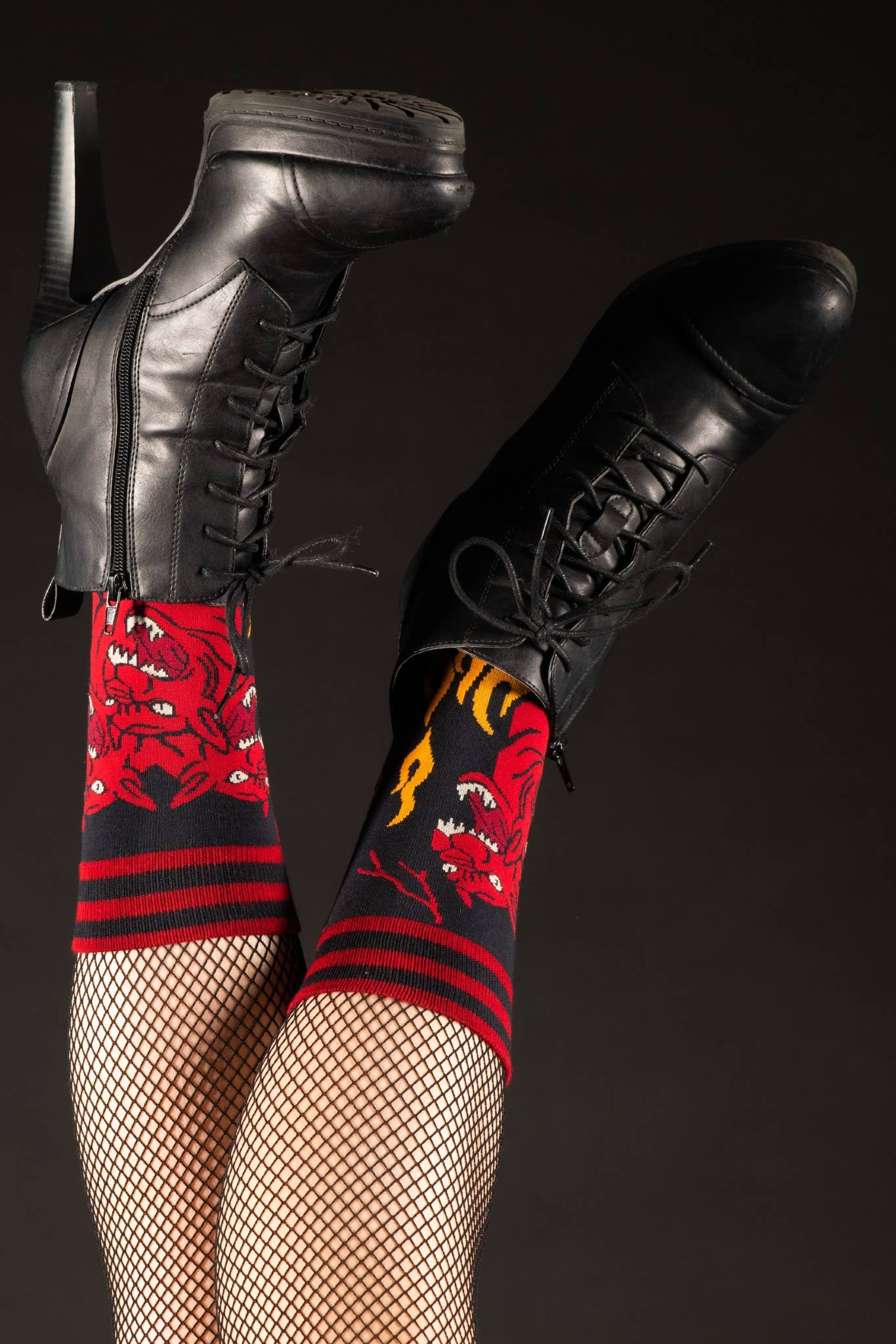 Evil AF Cerberus Socks