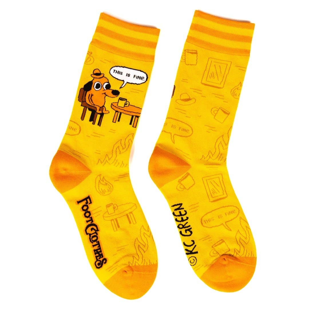 This is Fine: Iconic Edition Socks