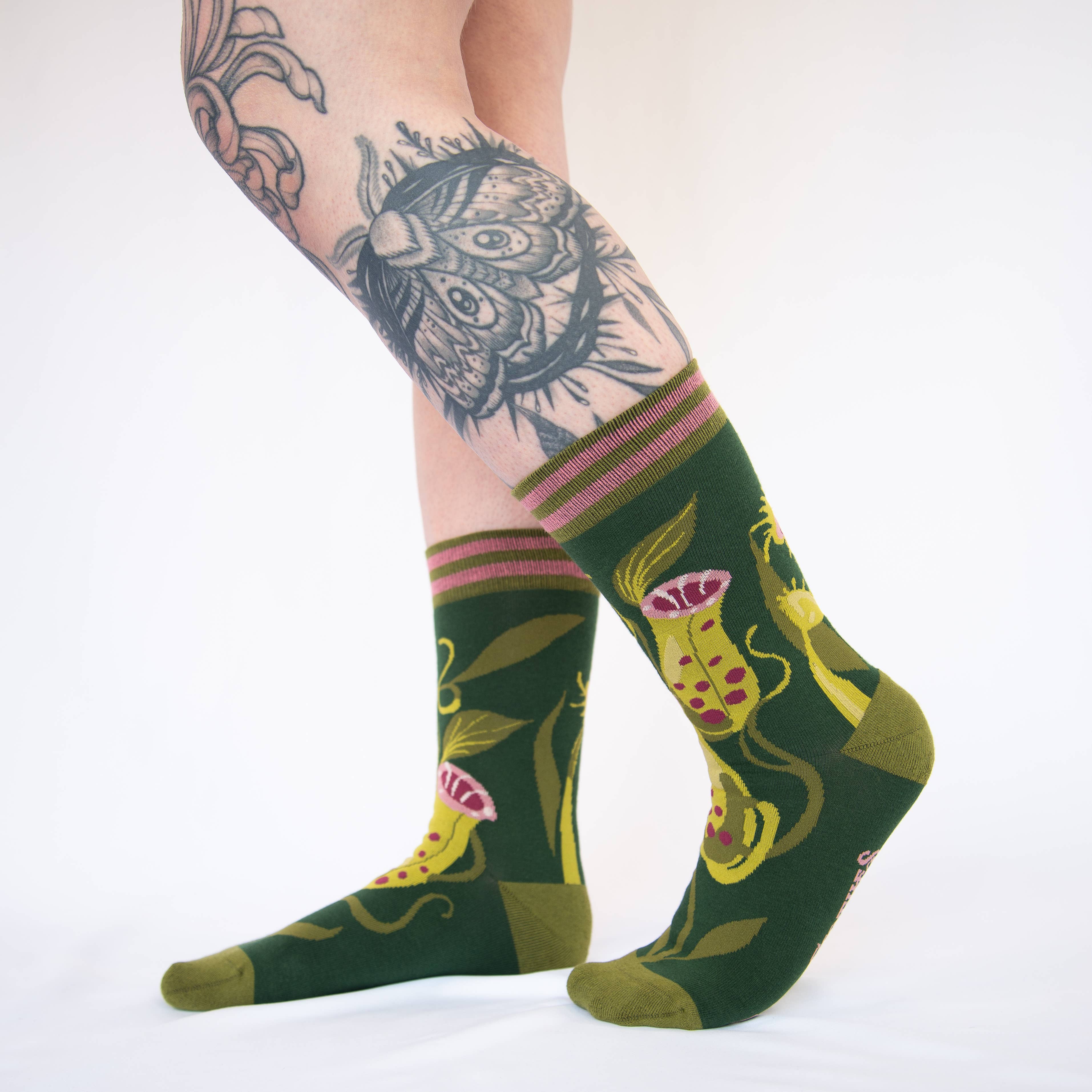 Pitcher Plant Socks