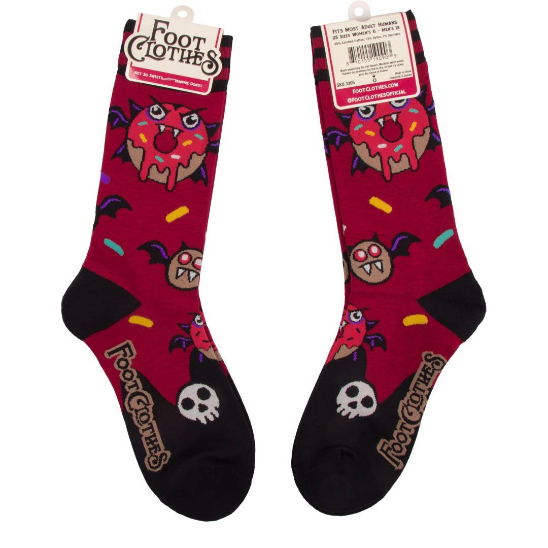 Vampire Donut Socks