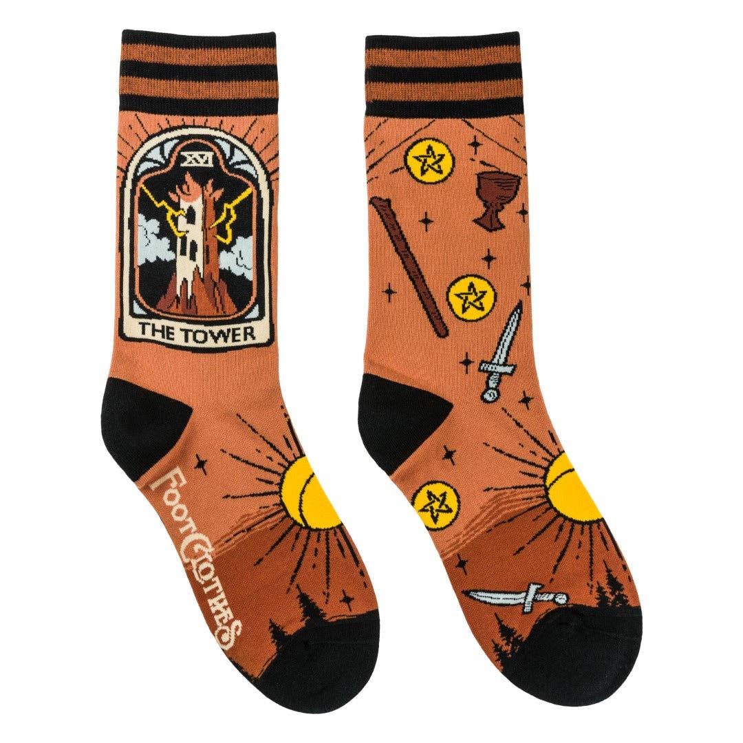 The Tower Tarot Nouveau Socks