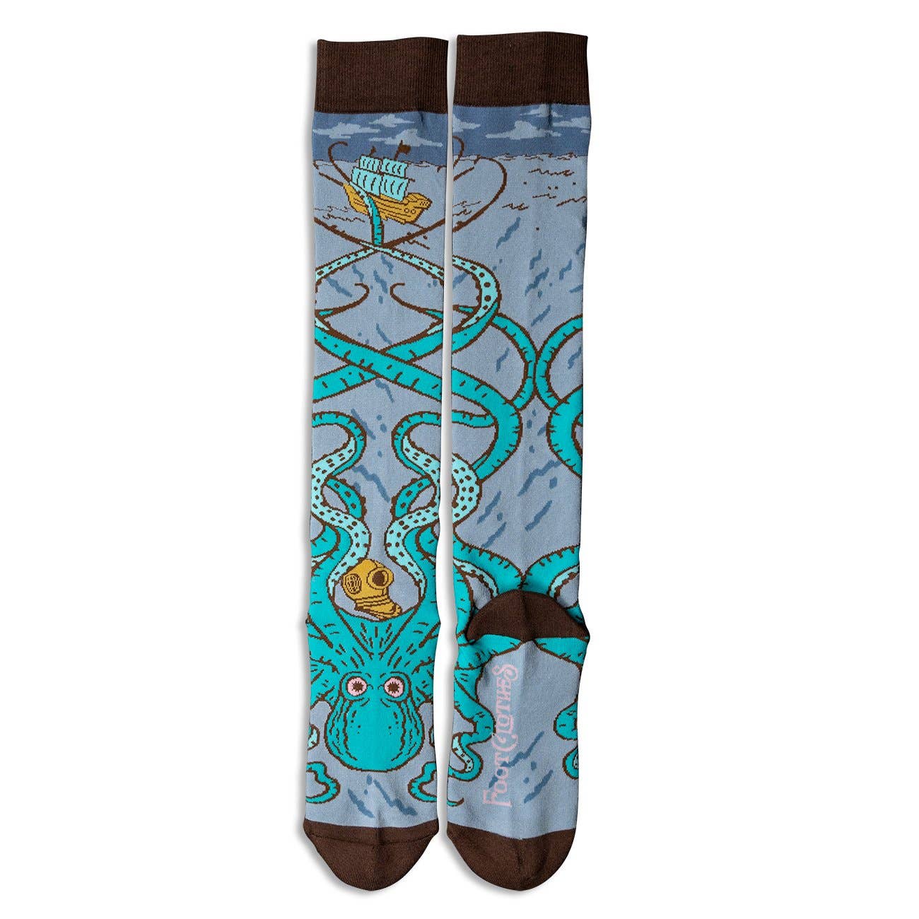 Attack of the Kraken Knee High Socks