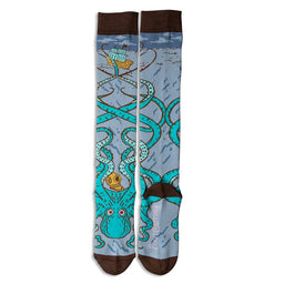 Attack of the Kraken Knee High Socks