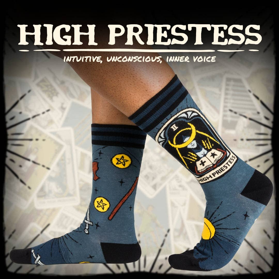The High Priestess Tarot Nouveau Socks