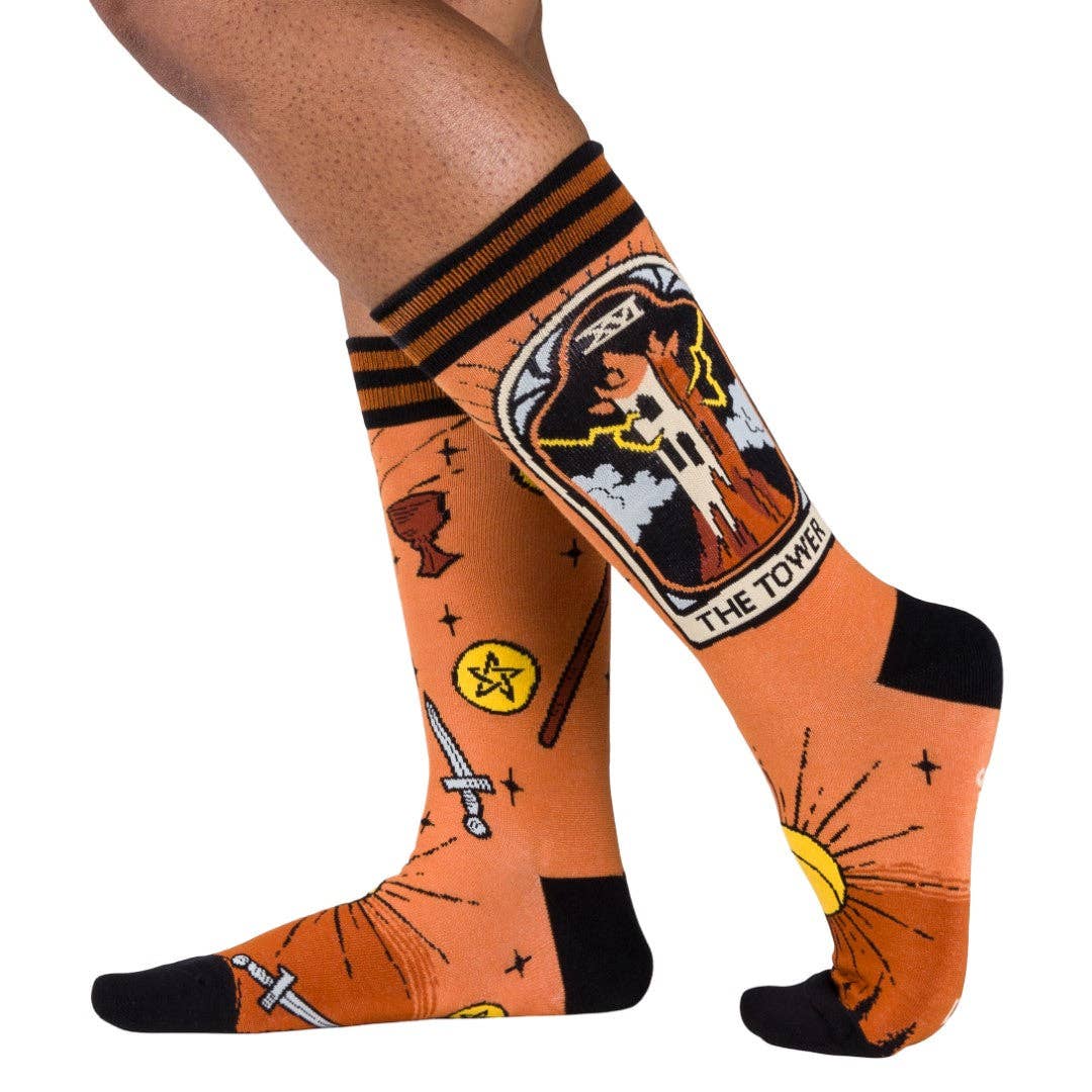 The Tower Tarot Nouveau Socks