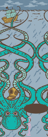 Attack of the Kraken Knee High Socks