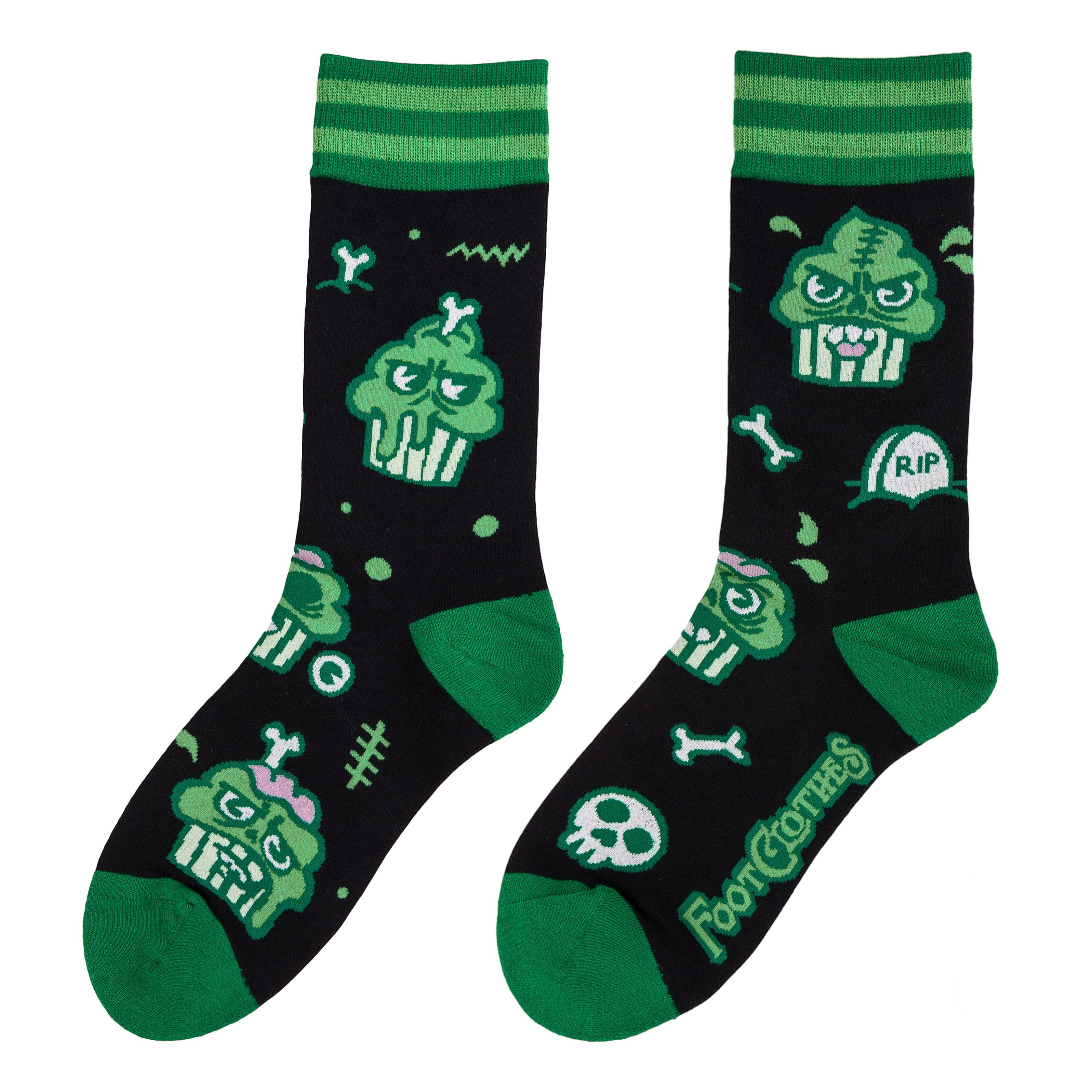 Zombie Cupcake Socks