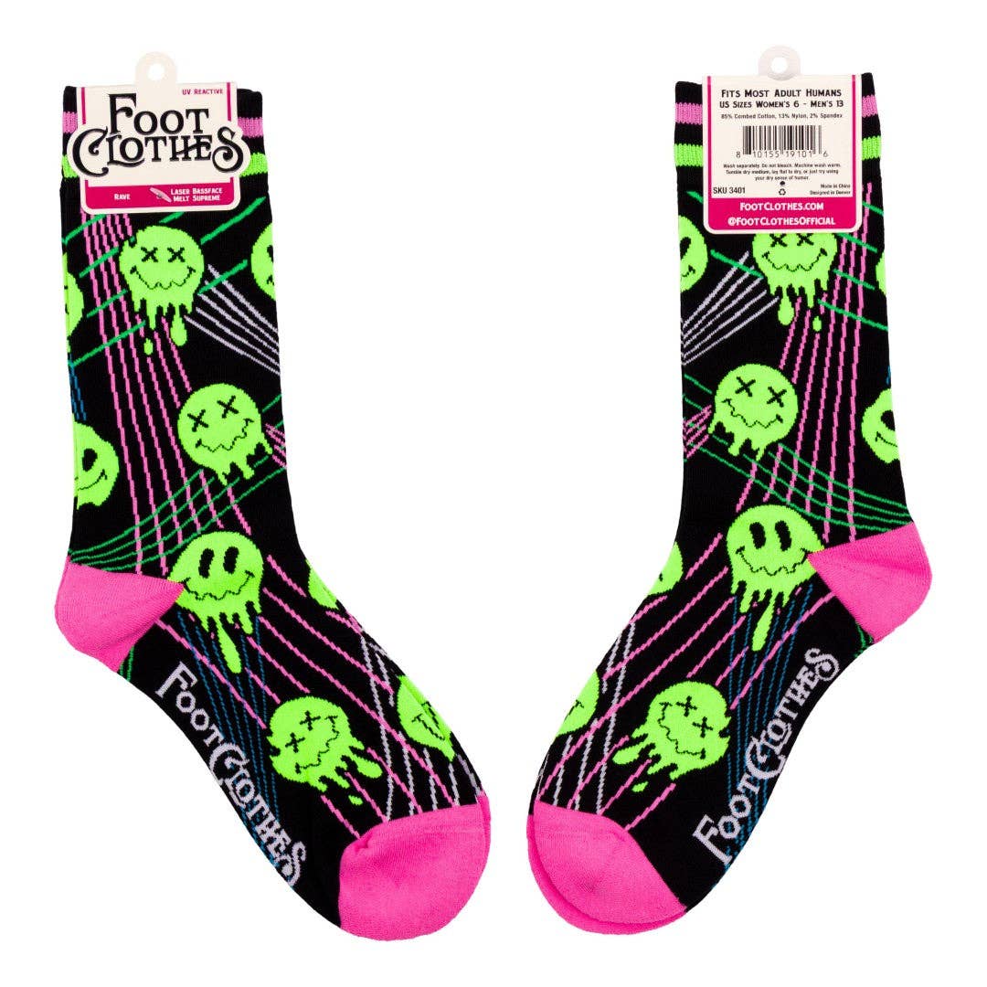 Laser BassFace Melt Supreme Socks