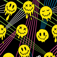 Laser BassFace Melt Supreme Socks