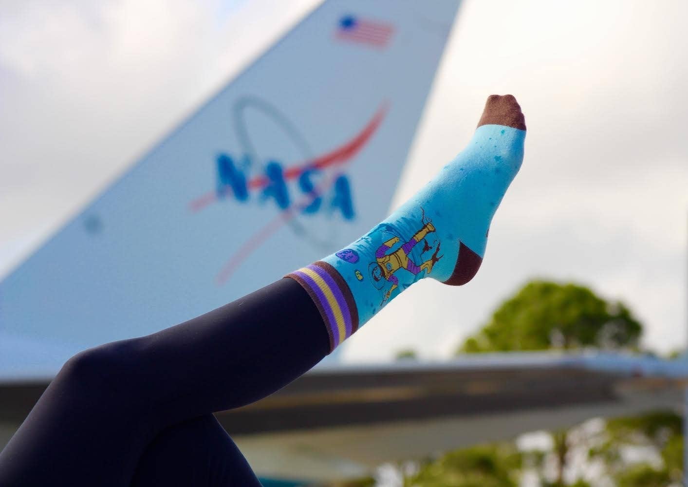 1950s Astronaut Socks