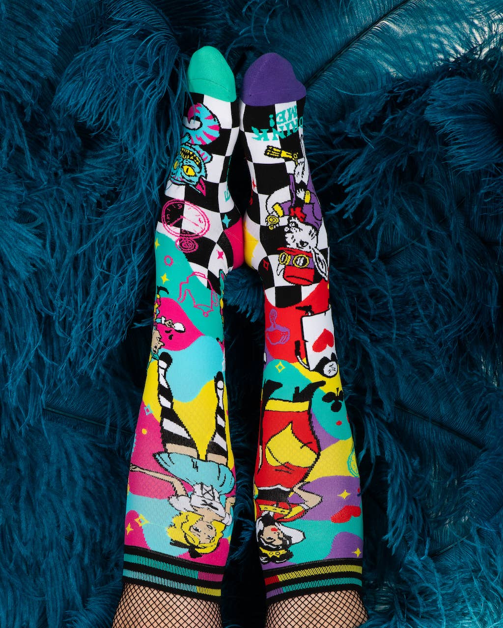 Down the Rabbit Hole Knee High Socks