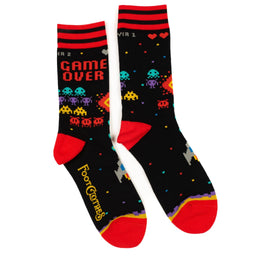 Game Over 80s Video Game Socks