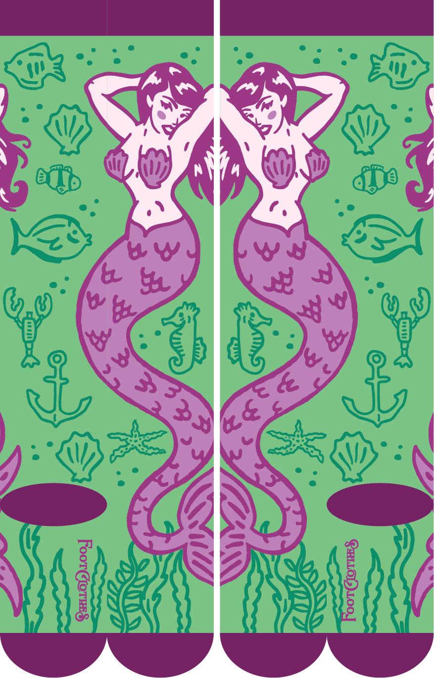 Sea Siren Knee High Socks