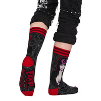 Elvira Mistress of the Dark Socks