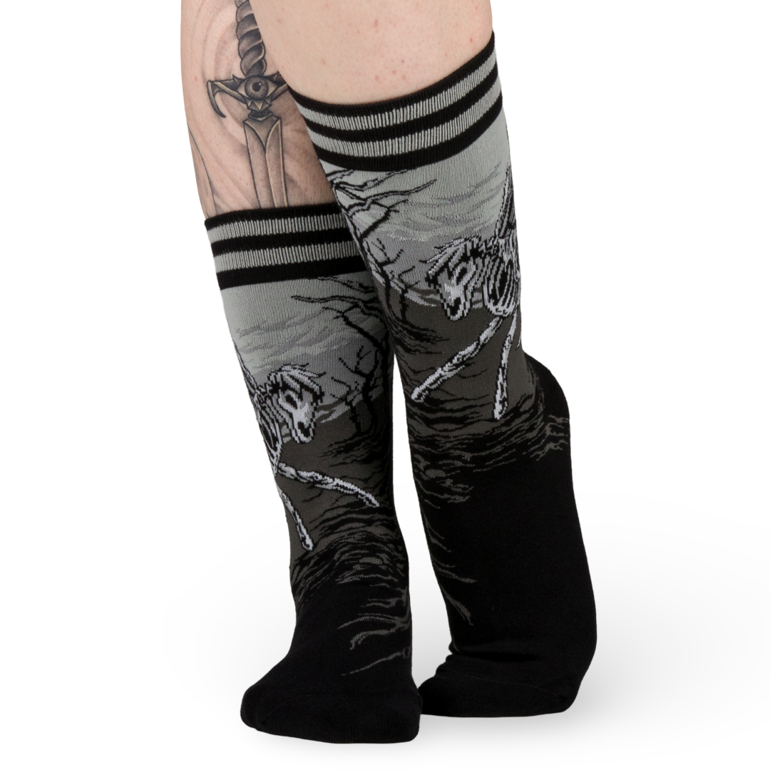 Death on a Pale Horse Socks