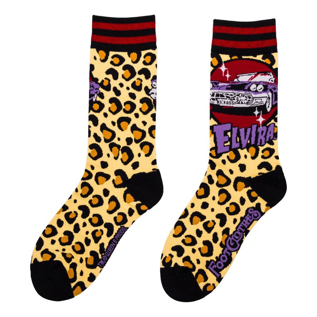 Elvira Macabre Mobile Socks