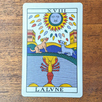 La Lune The Moon Artisan Tarot Socks