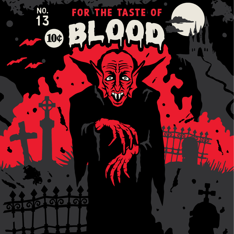 Dracula's Bloodlust Socks