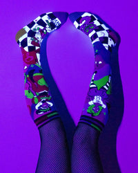 Down the Rabbit Hole Knee High Socks